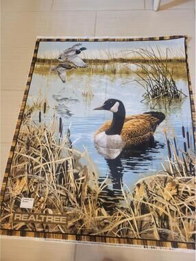 Realtree Marsh Duck and Goose Camo fabric panel. 36 x 44
